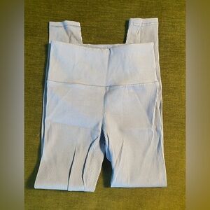 Athleta Elation Rib Tight in Light Blue